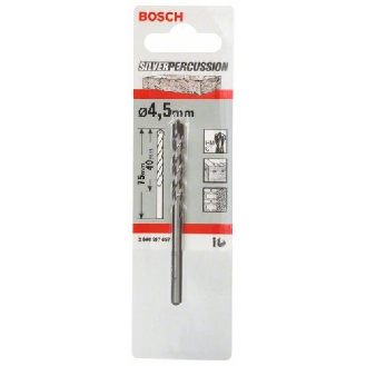 Betonbohrer CYL-3, 4,5 x 40 x 75 mm, d 3,8 mm, 1er-Pack-Beschreibung lesen