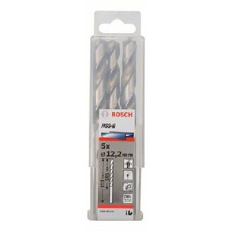 Metallbohrer HSS-G, DIN 338, 12,2 x 101 x 151 mm, 5er-Pack-Beschreibung lesen