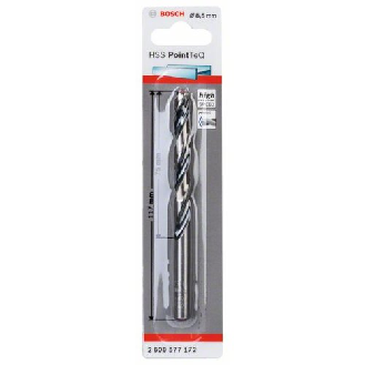 Metallspiralbohrer HSS PointTeQ, DIN 338, 8,5 mm, 1er-Pack-Beschreibung lesen