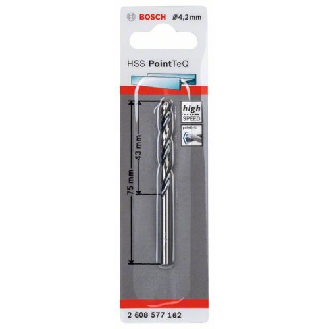 Metallspiralbohrer HSS PointTeQ, DIN 338, 4,2 mm, 1er-Pack-Beschreibung lesen