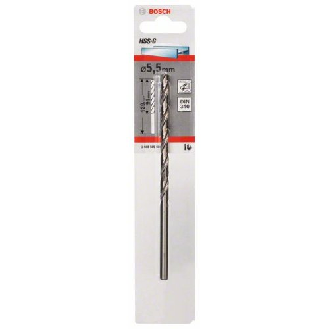 Metallbohrer HSS-G, DIN 340, 5,5 x 91 x 139 mm, 1er-Pack-Beschreibung lesen