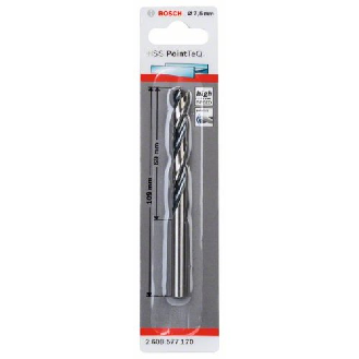 Metallspiralbohrer HSS PointTeQ, DIN 338, 7,5 mm, 1er-Pack-Beschreibung lesen