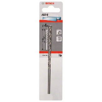 Metallbohrer HSS-G, DIN 340, 4 x 78 x 119 mm, 1er-Pack-Beschreibung lesen