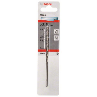 Metallbohrer HSS-G, DIN 340, 3,5 x 73 x 112 mm, 1er-Pack-Beschreibung lesen