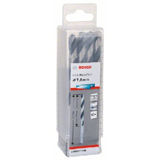 Metallspiralbohrer HSS PointTeQ, DIN 338, 7,8 mm, 10er-Pack-Beschreibung lesen