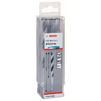 Metallspiralbohrer HSS PointTeQ, DIN 338, 9,5 mm, 10er-Pack-Beschreibung lesen