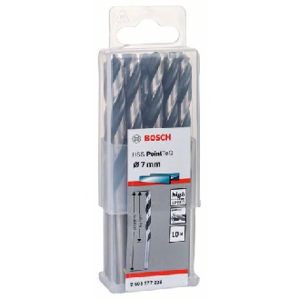 Metallspiralbohrer HSS PointTeQ, DIN 338, 7,0 mm, 10er-Pack-Beschreibung lesen
