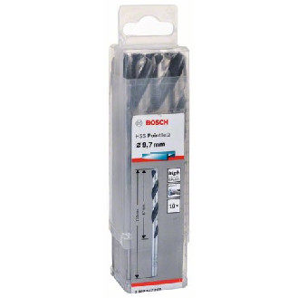 Metallspiralbohrer HSS PointTeQ, DIN 338, 9,7 mm, 10er-Pack-Beschreibung lesen