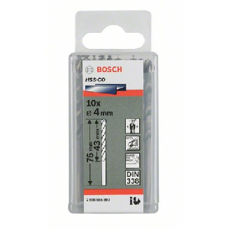 Metallbohrer HSS-Co, DIN 338, 6,2 x 63 x 101 mm, 10er-Pack-Beschreibung lesen