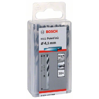 Metallspiralbohrer HSS PointTeQ, DIN 338, 4,1 mm, 10er-Pack-Beschreibung lesen