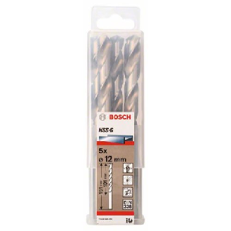 Metallbohrer HSS-G, DIN 338, 12 x 101 x 151 mm, 5er-Pack-Beschreibung lesen