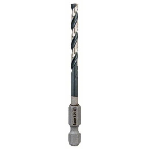 HSS Spiralbohrer Impact Control mit Sechskantschaft, 4,2 x 43 x 83 mm, 1er-Pack HSS Spiralbohrer Impact Control mit Sechskantschaft, 4,2 x 43 x 83 mm, 1er-Pack-Beschreibung lesen