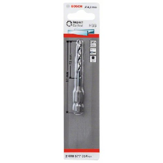 HSS Spiralbohrer Impact Control mit Sechskantschaft, 4,2 x 43 x 83 mm, 1er-Pack-Beschreibung lesen