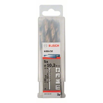 Metallbohrer HSS-Co, DIN 338, 10,2 x 87 x 133 mm, 5er-Pack-Beschreibung lesen