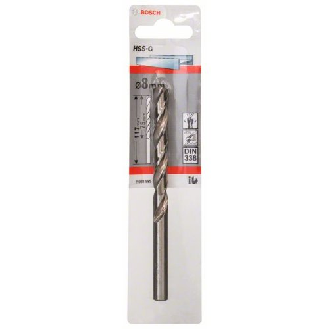 Metallbohrer HSS-G, DIN 338, 8 x 75 x 117 mm, 1er-Pack-Beschreibung lesen