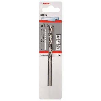 Metallbohrer HSS-G, DIN 338, 7,5 x 69 x 109 mm, 1er-Pack-Beschreibung lesen