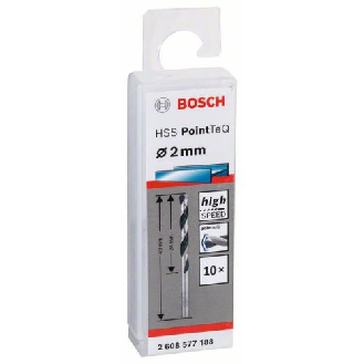 Metallspiralbohrer HSS PointTeQ, DIN 338, 2,0 mm, 10er-Pack-Beschreibung lesen