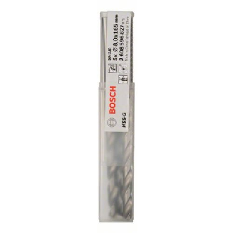 Metallbohrer HSS-G, DIN 340, 8 x 109 x 165 mm, 5er-Pack-Beschreibung lesen