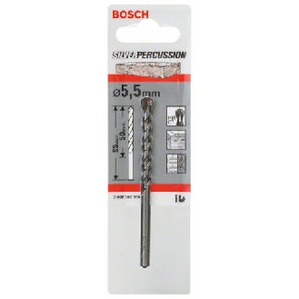 Betonbohrer CYL-3, 5,5 x 50 x 85 mm, d 4,5 mm, 1er-Pack-Beschreibung lesen