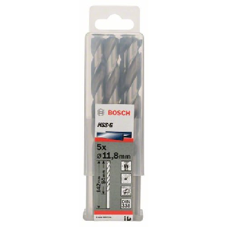 Metallbohrer HSS-G, DIN 338, 11,8 x 101 x 151 mm, 5er-Pack-Beschreibung lesen