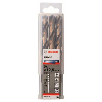 Metallbohrer HSS-Co, DIN 338, 12,5 x 101 x 151 mm, 5er-Pack-Beschreibung lesen