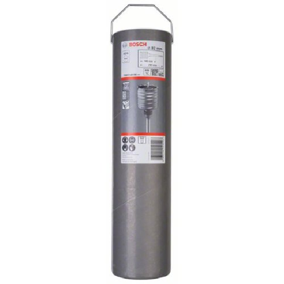 Hohlbohrkrone SDS-max-9, 82 x 80 x 160 mm Hohlbohrkrone SDS-max-9, 82 x 80 x 160 mm-Beschreibung lesen