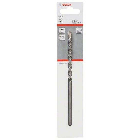 Betonbohrer CYL-3, 6 x 90 x 150 mm, d 5,5 mm, 1er-Pack-Beschreibung lesen