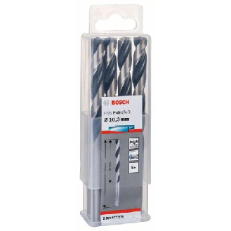 Metallspiralbohrer HSS PointTeQ, DIN 338, 10,3 mm, 5er-Pack-Beschreibung lesen