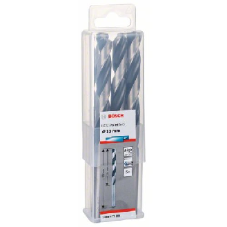 Metallspiralbohrer HSS PointTeQ, DIN 338, 12,0 mm, 5er-Pack-Beschreibung lesen
