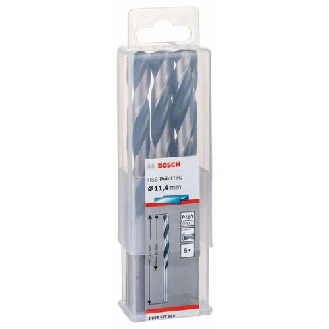 Metallspiralbohrer HSS PointTeQ, DIN 338, 11,4 mm, 5er-Pack-Beschreibung lesen