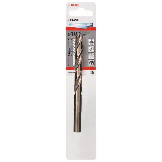 Metallbohrer HSS-Co, DIN 338, 10,5 x 87 x 133 mm, 1er-Pack-Beschreibung lesen