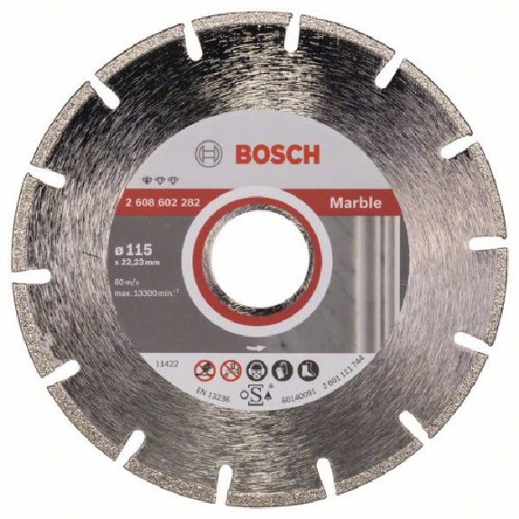 Diamanttrennscheibe Standard pour marbre, 115 x 22,23 x 2,2 x 3 mm-Leggi tutto