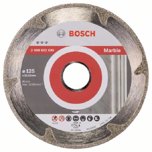 Diamanttrennscheibe Best for Marble, 125 x 22,23 x 2,2 x 3 mm-Beschreibung lesen
