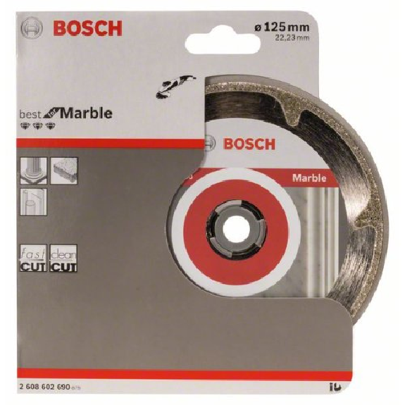 Diamanttrennscheibe Best for Marble, 125 x 22,23 x 2,2 x 3 mm-Beschreibung lesen