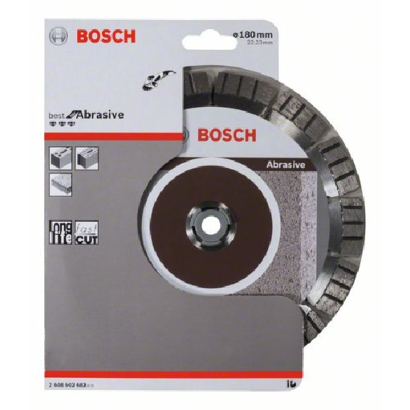 Diamanttrennscheibe Best for Abrasive, 180 x 22,23 x 2,4 x 12 mm-Beschreibung lesen
