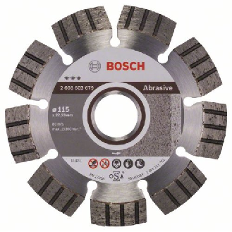 Diamanttrennscheibe Best for Abrasive, 115 x 22,23 x 2,2 x 12 mm-Beschreibung lesen