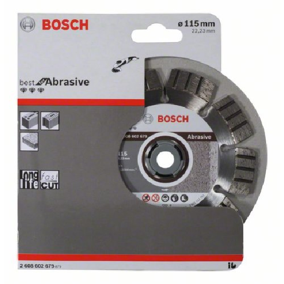 Diamanttrennscheibe Best for Abrasive, 115 x 22,23 x 2,2 x 12 mm-Beschreibung lesen