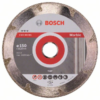 Diamanttrennscheibe Best for Marble, 150 x 22,23 x 2,2 x 3 mm-Beschreibung lesen