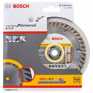 Diamanttrennscheibe Standard for Universal, 115 x22,23 x 2 x 10 mm-Beschreibung lesen
