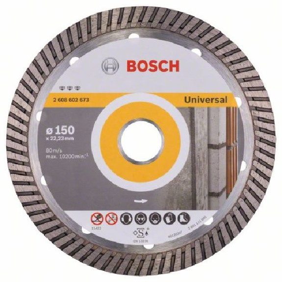 Diamanttrennscheibe Best for Universal Turbo, 180 x 22,23 x 2,5 x 12 mm-Beschreibung lesen