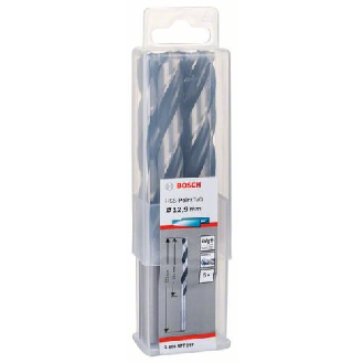 Metallspiralbohrer HSS PointTeQ, DIN 338, 12,9 mm, 5er-Pack-Beschreibung lesen