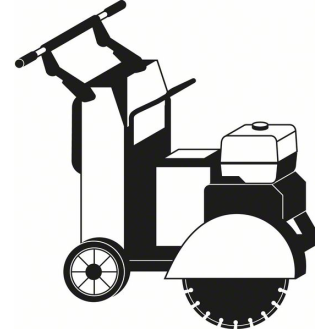 Diamanttrennscheibe Standard for Asphalt, 450 x 25,40 x 3,2 x 8 mm-Beschreibung lesen