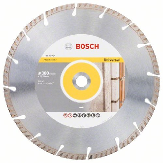 Diamanttrennscheibe Standard for Universal, 300 x 22,23 x 3,3 x 10 mm-Beschreibung lesen