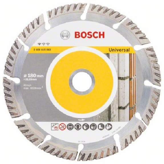Diamanttrennscheibe Standard for Universal, 180 x 22,23 x 2,4 x 10 mm-Beschreibung lesen
