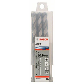 Metallbohrer HSS-G, DIN 338, 10,9 x 94 x 142 mm, 5er-Pack-Beschreibung lesen