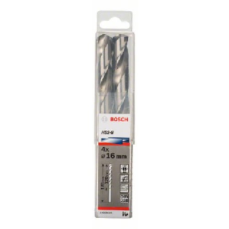 Metallbohrer HSS-G, DIN 338 mit reduziertem Schaft, 16 x 120 x 178 mm, 4er-Pack-Beschreibung lesen