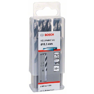 Metallspiralbohrer HSS PointTeQ, DIN 338, 6,1 mm, 10er-Pack-Beschreibung lesen
