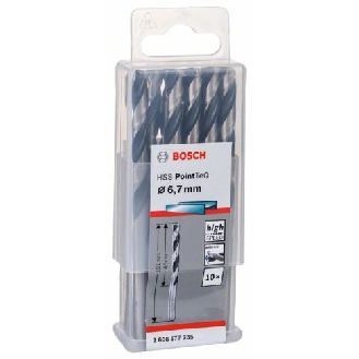 Metallspiralbohrer HSS PointTeQ, DIN 338, 6,7 mm, 10er-Pack-Beschreibung lesen