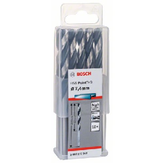 Metallspiralbohrer HSS PointTeQ, DIN 338, 7,4 mm, 10er-Pack-Beschreibung lesen