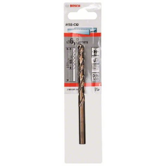 Metallbohrer HSS-Co, DIN 338, 6,8 x 69 x 109 mm, 1er-Pack-Beschreibung lesen